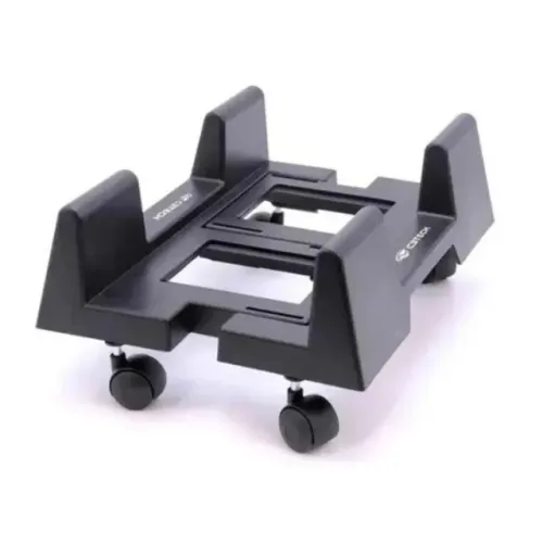 Suporte para CPU com Rodinhas Preto Loja Coimbra Computadores Entregamos