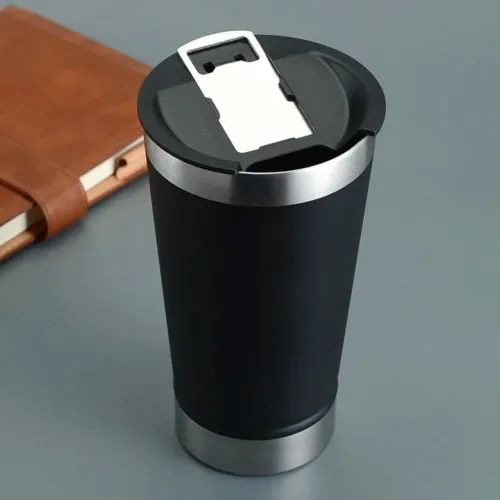 Copo Térmica de Aço Inox com Tampa
