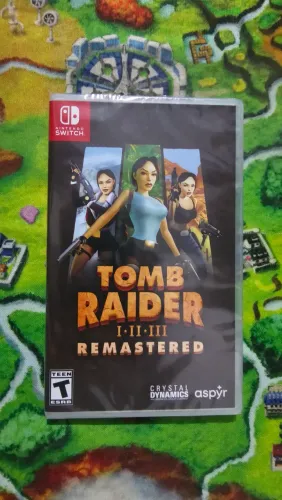 Jogo LACRADO Tomb Raider I, II e III Remastered Nintendo Switch Game Novo