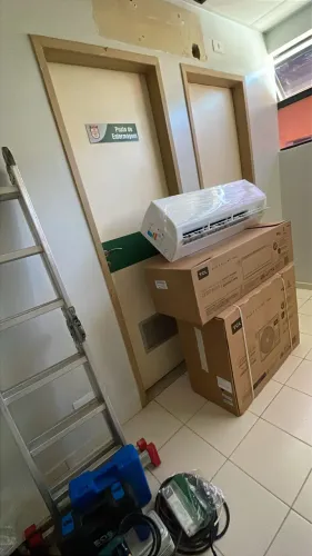 Instalação e manutenção em ar condicionado ?