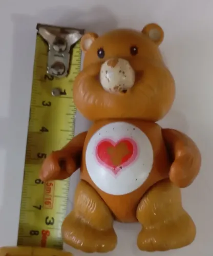 Boneco Ursinho Carinhosos Coração Estrela Anos 80