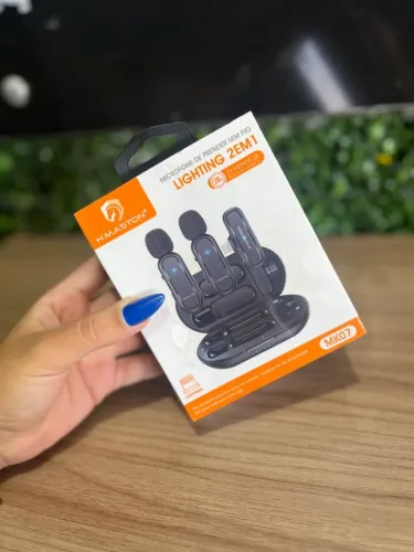 Microfone Lapela Sem Fio Hmaston - Lighting MK07