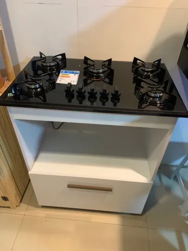 Balcão + cooktop 5 bocas 
