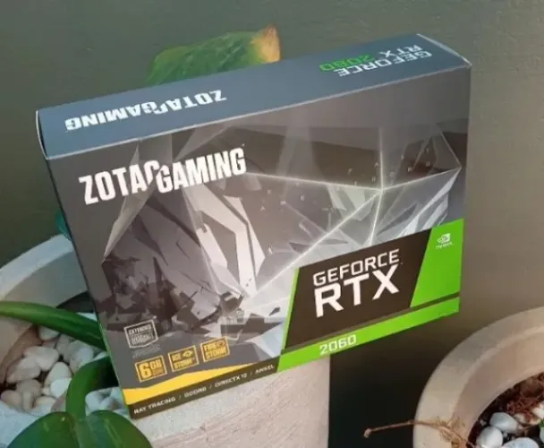 Placa de Vídeo Zotac GeForce RTX 2060 6GB - SEMINOVA COM GARANTIA!