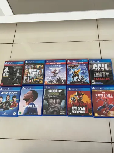 Jogos de ps4 em PERFEITO estado, todos cds sem risco chama na dm pra preços