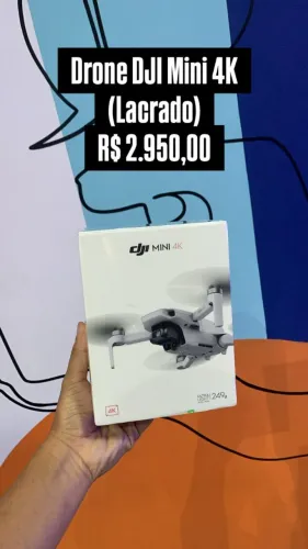Drone DJI Mini 4K | Lacrado | Loja Física
