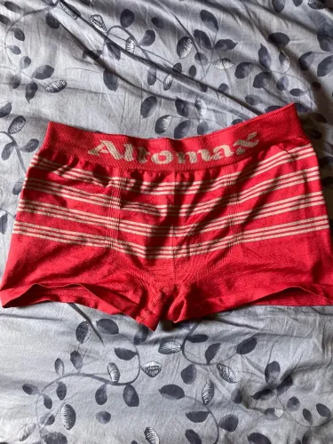 Cueca boxer sintética tamanho M