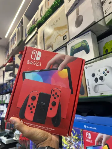 Nintendo Switch Oled edição Mario Desbloqueado :: Ac Cartão / Trocas / Olxpay ::