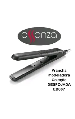 Chapinha Prancha Essenza 230 Graus Despojada Preta Bivolt Eb067
