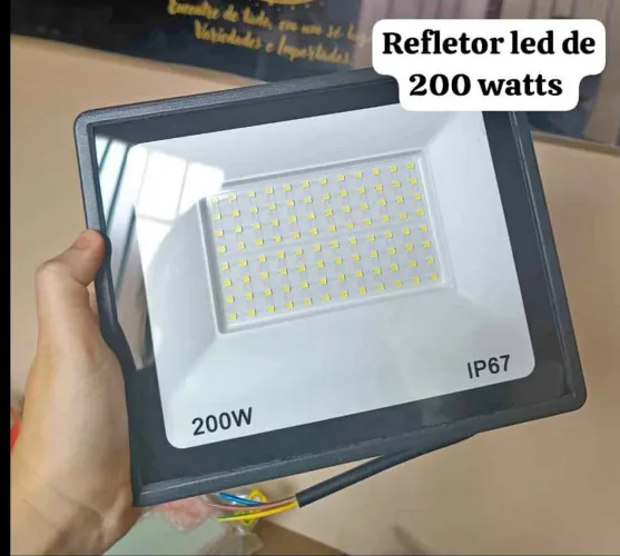 Refletor LED 200W IP67-uso externo Iluminação Potente 