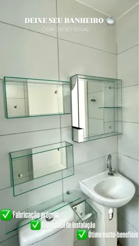Kit de Vidros para Banheiro - Design e Praticidade