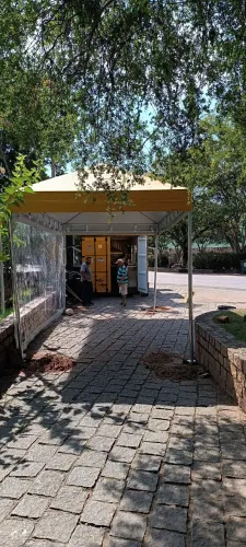Tenda piramidal 3,50x6,00 Tubular