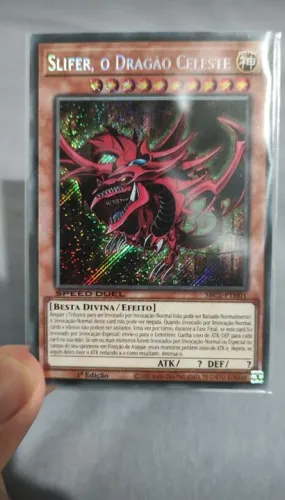 Carta de Yu-Gi-Oh! Slifer, O Dragão Celeste