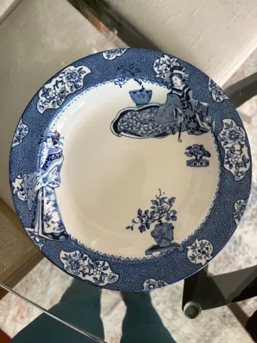 Prato decorativo antigo inglês