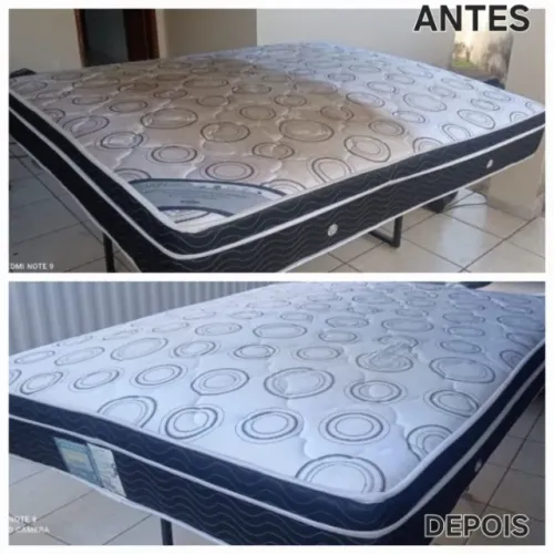 Lavo colchão a seco