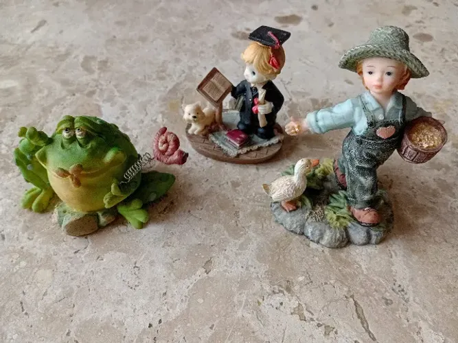 3 Miniaturas Para Decoração