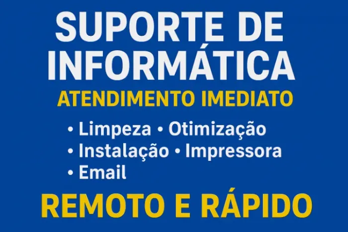 Notebook Lento? Arrumo AGORA ? Suporte Remoto ? Instalo Programas