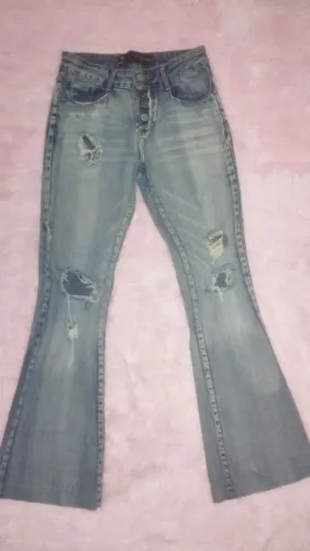 Calça Flare Moda Y2K 