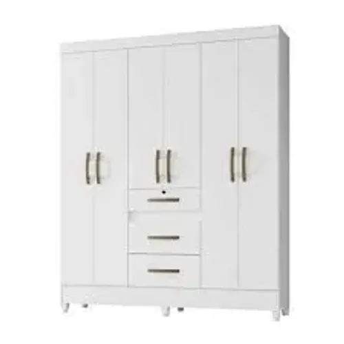 Guarda Roupa Itatiba Moval Branco - Entrega Rápida!