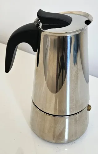 Cafeteira Italiana 300ml 06 Cafezinhos Aço Inox Mimostyle Excelente Estado