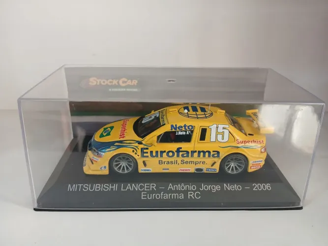 Miniatura Mitsubishi Lancer Eurofarma RC - Stock Car
