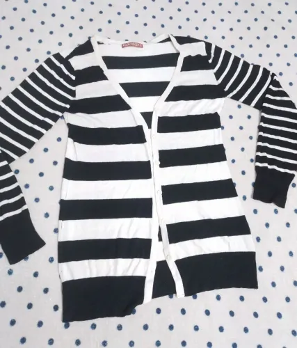 Cardigan listrado