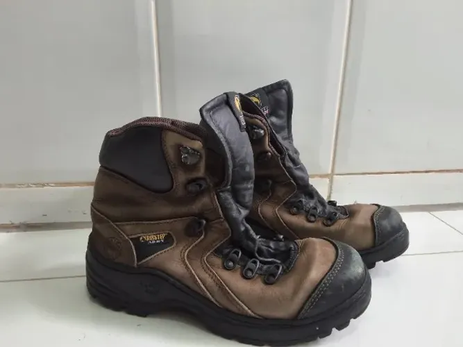 Airstep Bota Tática Militar Cano Curto Tamanho 38