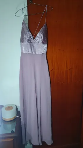 Vestido paleta lavanda / lilás - Tamanho M