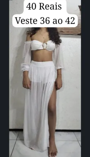 Roupas Branca  nova promoção 