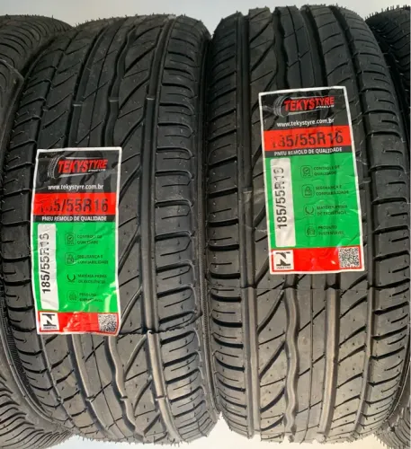 Pneus 185/55R16 Remold Tekystyre