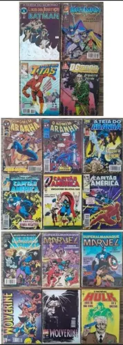 16 gibis Marvel e DC