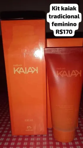 Kit Kaiak tradicional feminino R$150