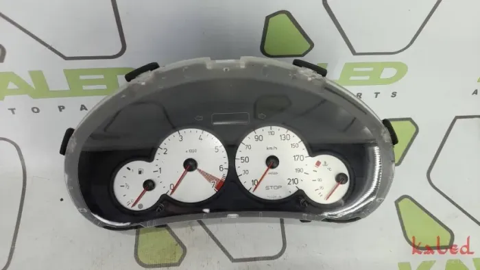 Painel de instrumentos Peugeot 206 fundo prata