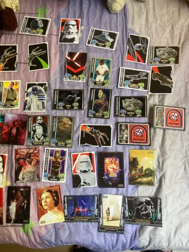 Lote 64 Cards Star Wars - Coleção Completa (Clássicos, Novos Filmes e Raros)