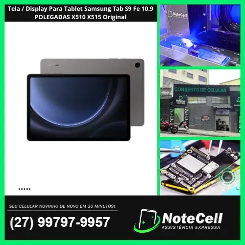 Tela / Display Para Tablet Samsung Tab S9 Fe 10.9 POLEGADAS X510 X515 Original