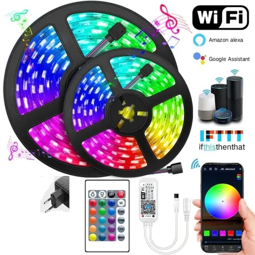 Fita Led + Controle wi-fi inteligente | Alexa