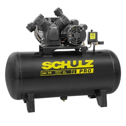 Compressor de Ar Estacionário Pistão CSV 10 PRO - 110L, 2CV, 220V 
