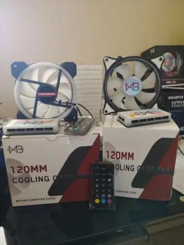 Kit Coolers ARGB 120mm com controladora