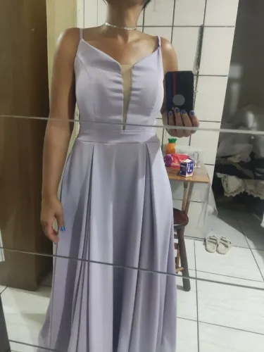 Vestido de festa lavanda M festa