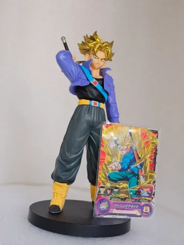 Action Figure Trunks Blood Of Saiyans Dragon Ball Z Original Bandai + Carta