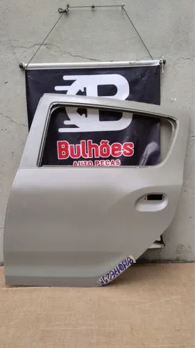 Porta traseira esquerda do Renault Sandero 2014 a 2022 Genuina 