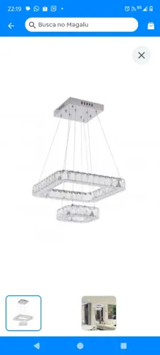 Lustre de led Luminária pendente modena 
