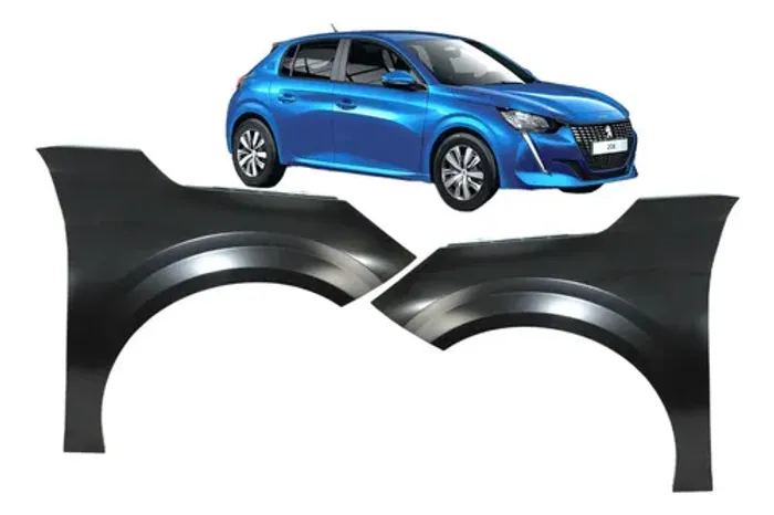 Paralama Peugeot 208 2021 2022 2022 Dianteiro Novo