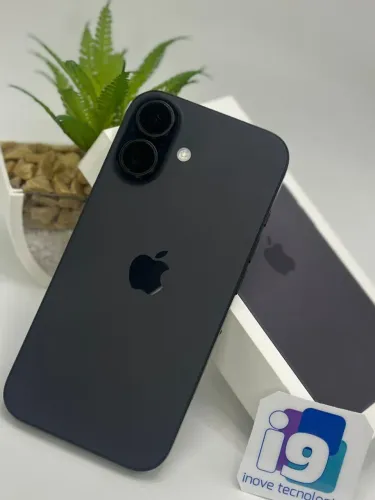 iphone 16 256GB Preto 92% saúde da bateria SEMI NOVO COM GARANTIA LOJA FISICA