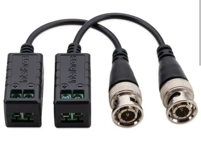 Par de conector para Câmera de Segurança Intelbras HD Cvi Tvi
