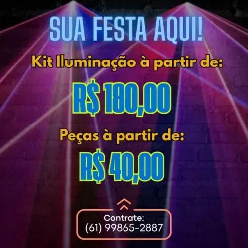 Festa com Luz e som