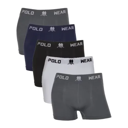 6 Cuecas Boxer Masculina Polo Wear  P e GG