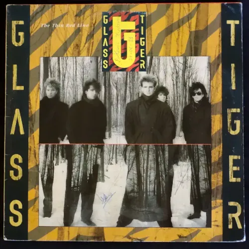 Discos de vinil (lp) do Glass Tiger - The Thin Red Line / Diamond Sun