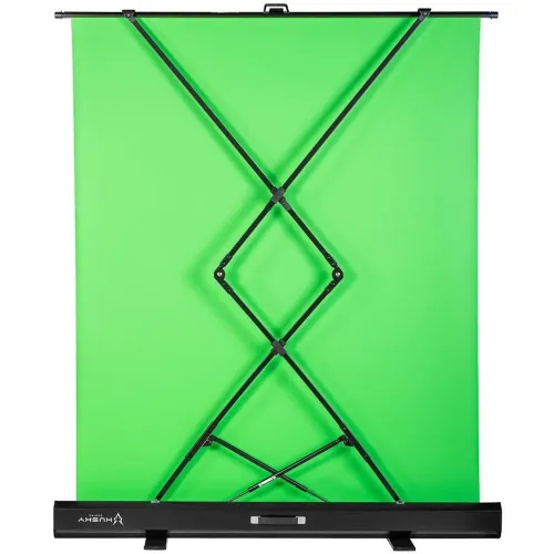 Tela Verde para vídeos - Chroma Key, modelo retrátil.