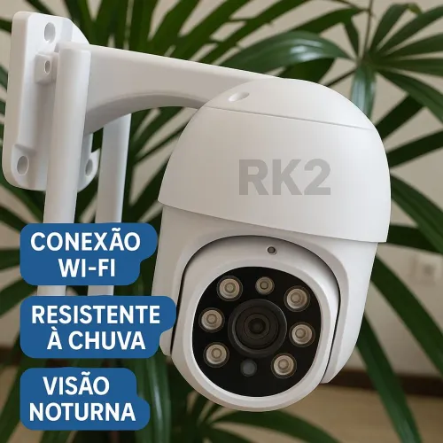 Câmera Segurança MD1743 Full HD, Alarme, Detecção Movimento.